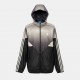 Adidas Originals Colorblock Hooded Τζάκετ Γκρι Μαύρο /pre owned